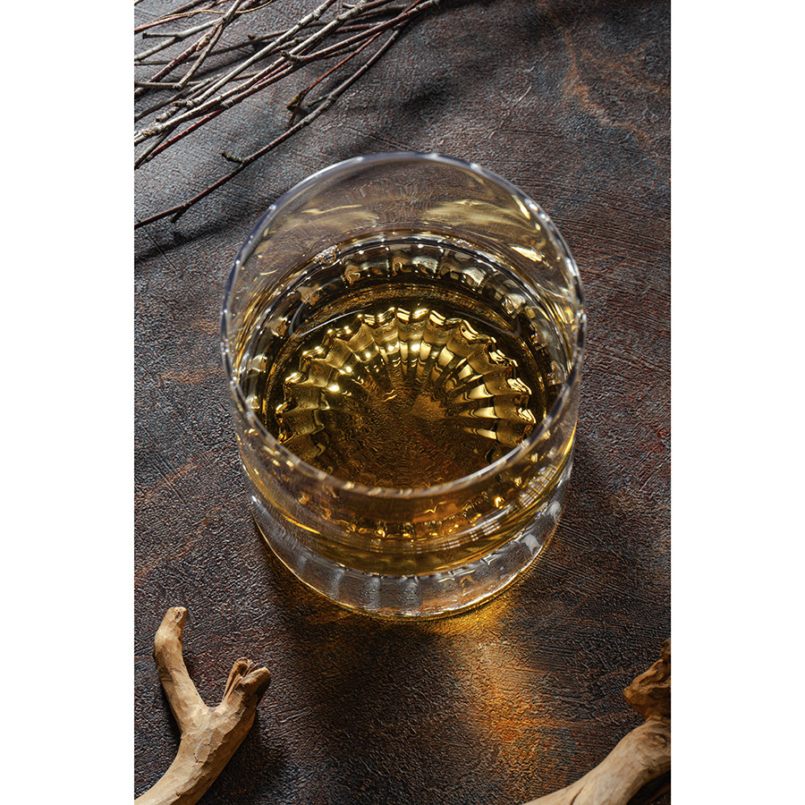 Набор стаканов для виски genty ribbs, 240 мл, 2 шт.