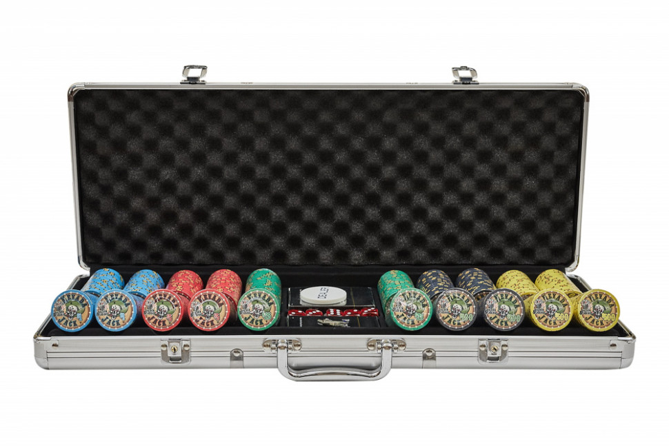 Набор для покера Nevada Jack Ceramic где 500 фишек