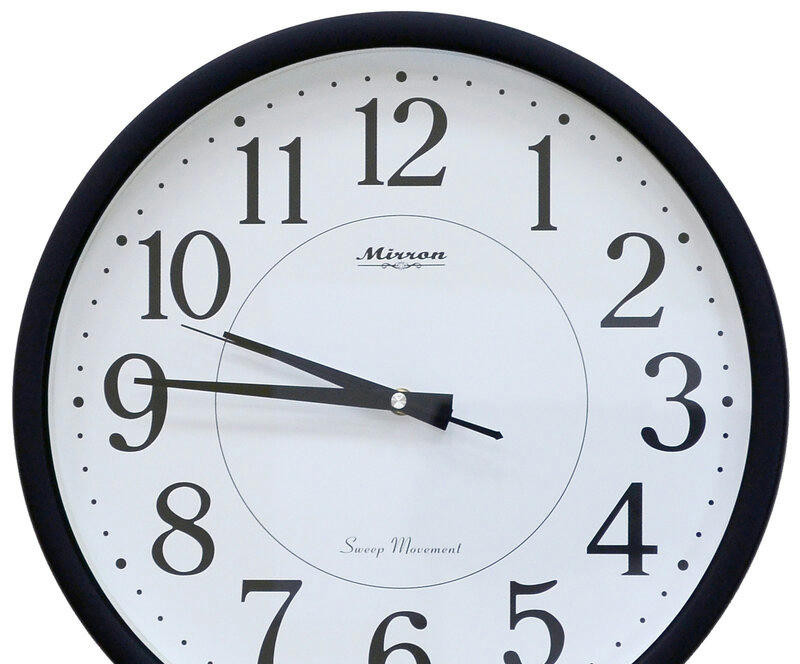 Настенные часы mirron p3110А ЧБ