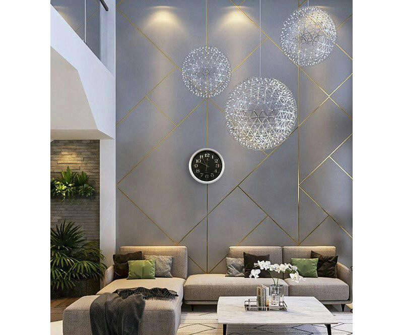 Настенные часы atlantis d614a5-b silver