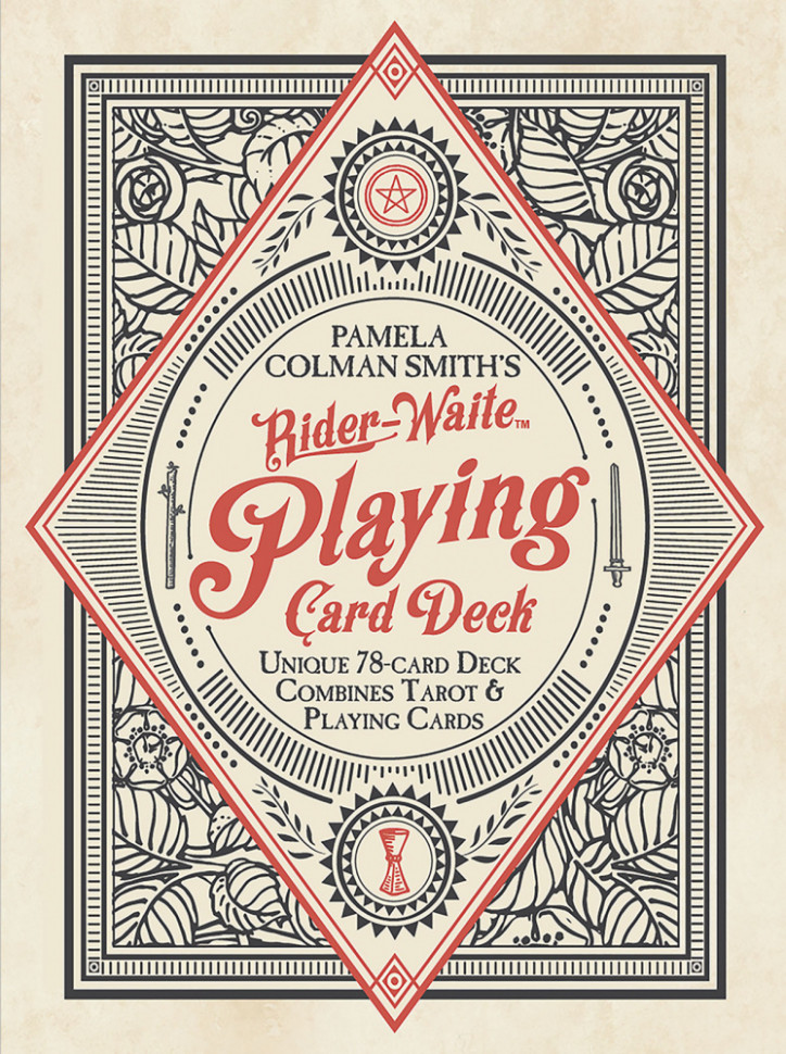 Карты Таро "Rider Waite Playing Card Deck" US Games / Колода Карт Райдера-Уэйта для покера