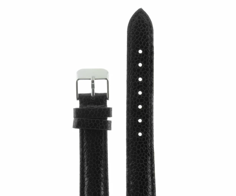 Ремешки maknamara 16 мм чер рептилия сер заст mp-16002