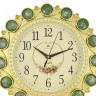 Настенные часы atlantis tld-6998e green jewelry