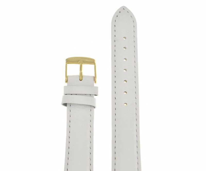 Ремешки maknamara 18 мм бел зол заст МР-18102