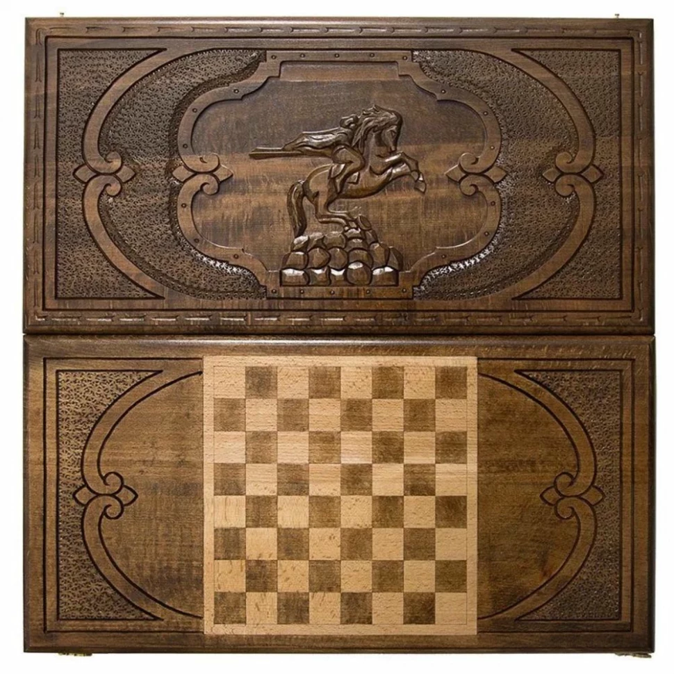 Нарды резные "Всадник", Mirzoyan