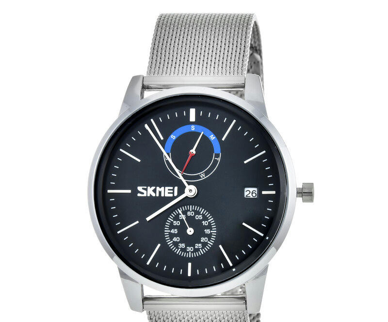 Наручные часы skmei 9182sibk silver/black