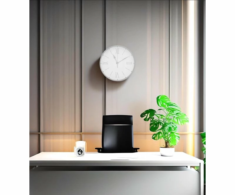 Настенные часы la minor 9608 серебро