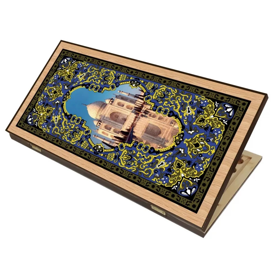 Нарды + Шашки Сирия Тадж-Махал большие (Россия, дерево, 60 см), Partida