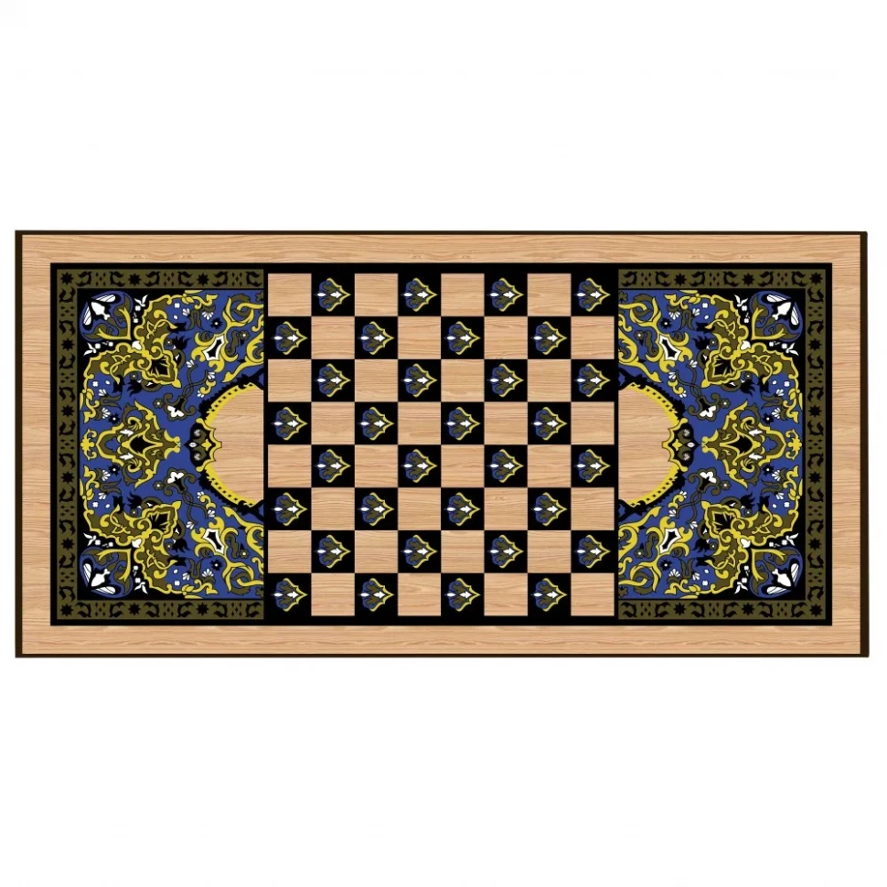 Нарды + Шашки Сирия Тадж-Махал большие (Россия, дерево, 60 см), Partida