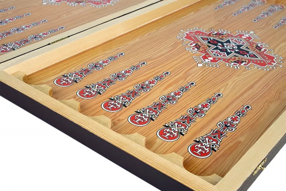 Нарды + Шашки Сирия Тадж-Махал большие (Россия, дерево, 60 см), Partida