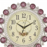 Настенные часы atlantis tld-6998e pink jewelry
