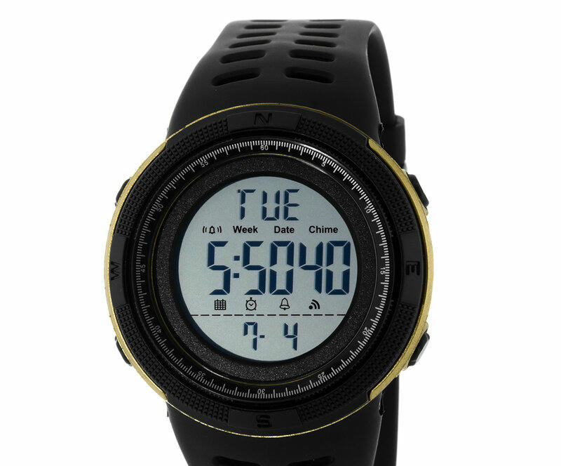 Наручные часы skmei 2070bkgdwt black/gold-white