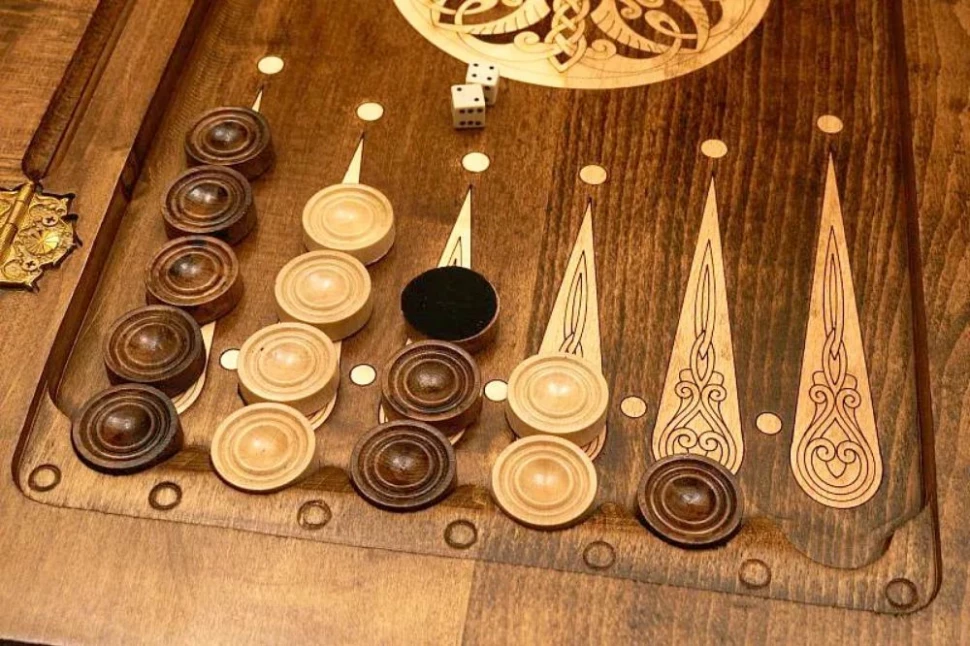 Нарды резные "Орнамент", Mirzoyan