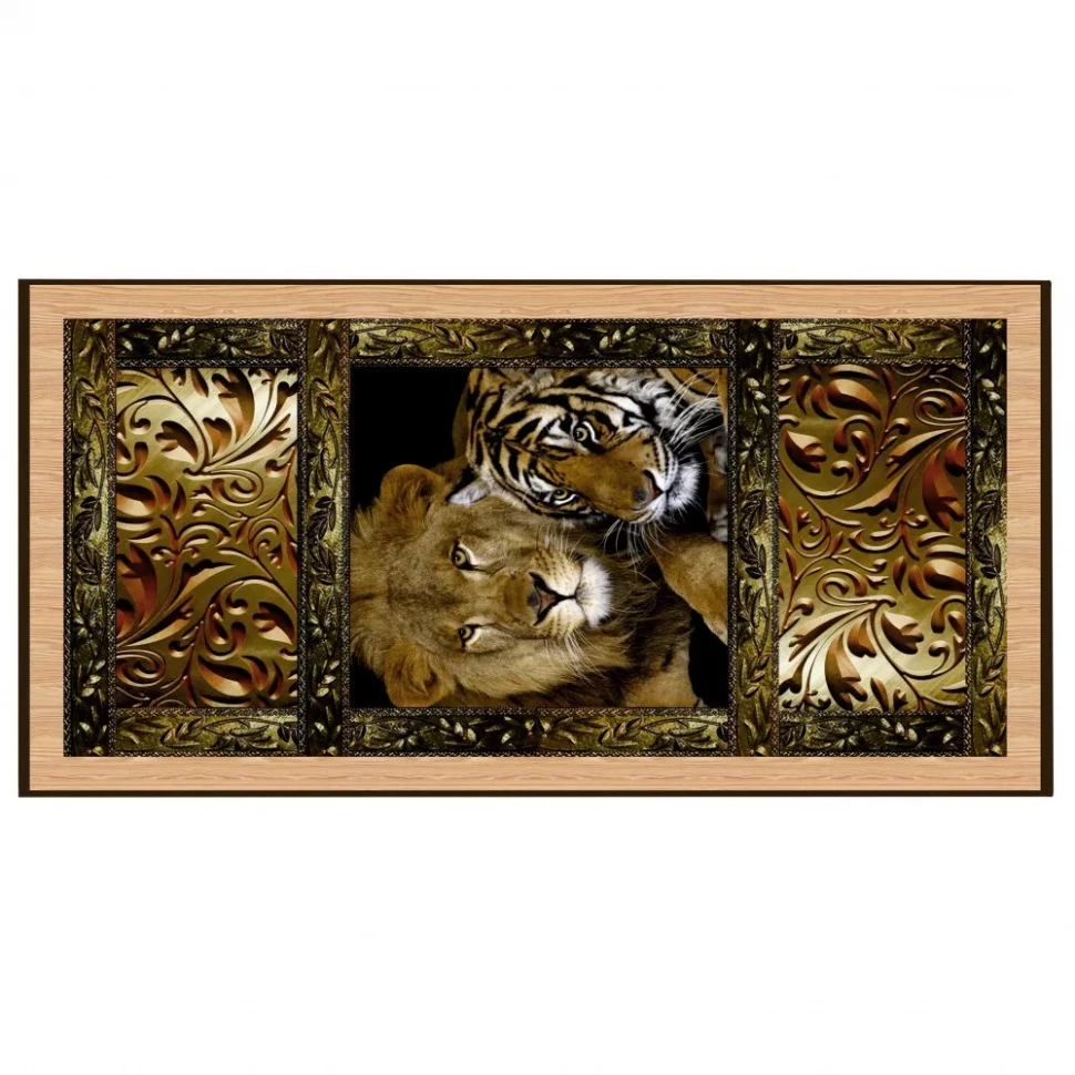 Нарды + Шашки Сирия Львы большие (Россия, дерево, 60 см), Partida