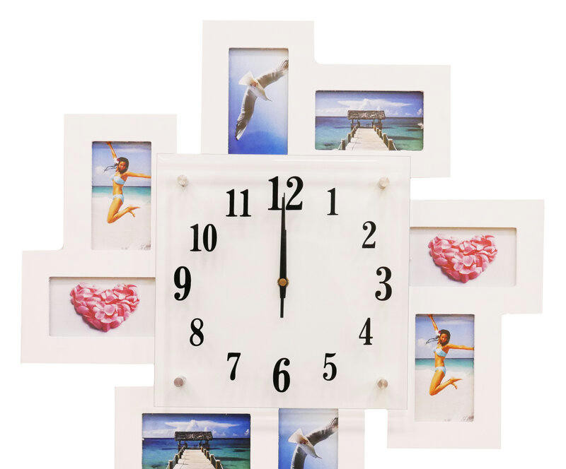 Настенные часы stella st1215 с фоторамкой