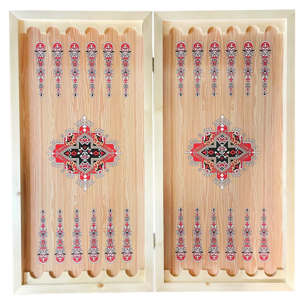 Нарды + Шашки Сирия Лев Король большие (Россия, дерево, 60 см), Partida