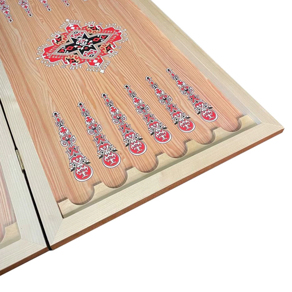 Нарды + Шашки Сирия Лев Король большие (Россия, дерево, 60 см), Partida