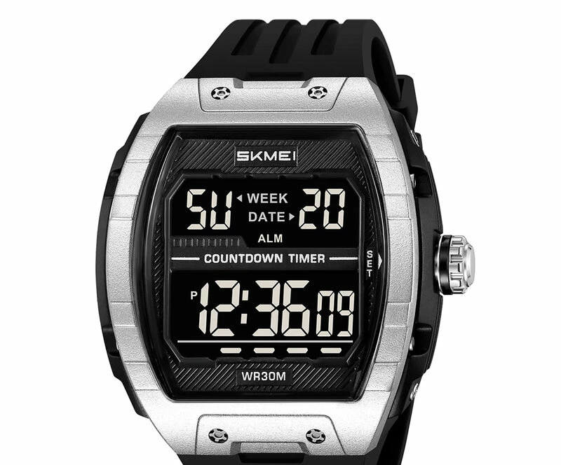 Наручные часы skmei 2421bksi black/silver