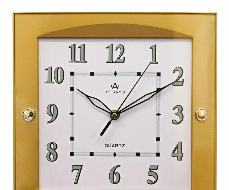 Настенные часы atlantis tld-6360 gold