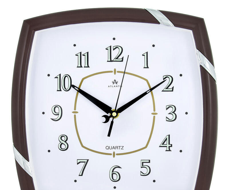 Настенные часы atlantis tld-6212 brown
