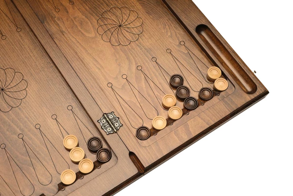 Нарды резные "Тигр" Люкс, Haleyan