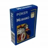 Карты "Modiano Poker" 100% plastic 4 jumbo index blue