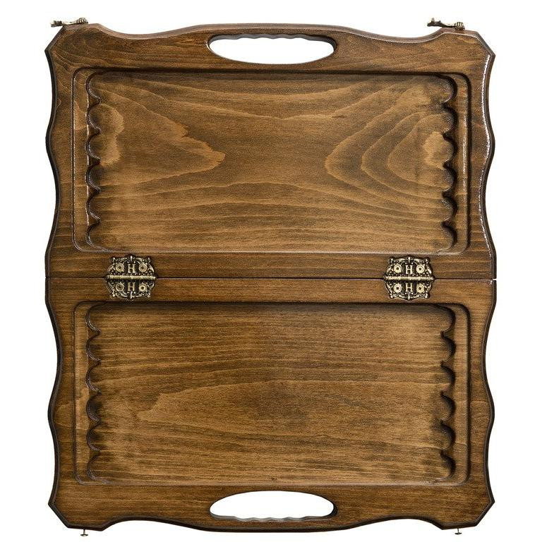 Шахматы + нарды резные c Араратом 40 с ручкой, Haleyan