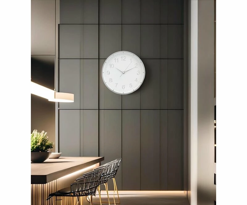 Настенные часы la minor 9609 серебро