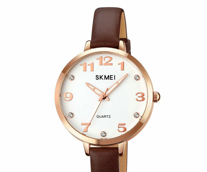 Наручные часы skmei 2028rgbn rose gold/brown