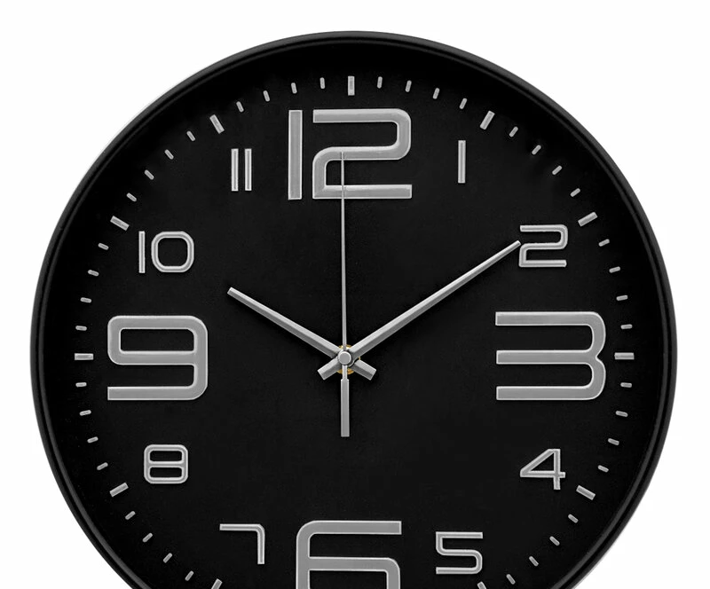 Настенные часы la minor 8098 А-2 черно-серебр