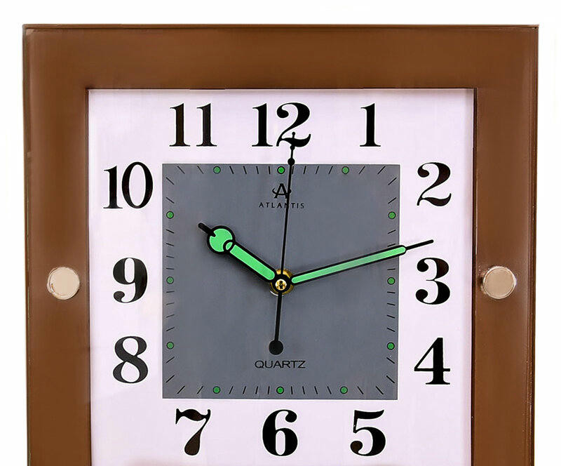 Настенные часы atlantis tld-6360 brown