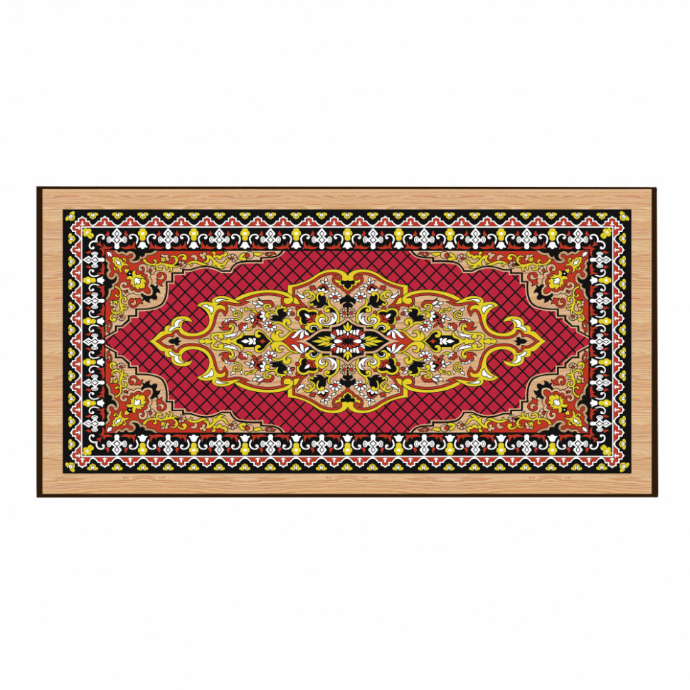 Нарды + Шашки Сирия Красные средние (Россия, дерево, 50 см), Partida