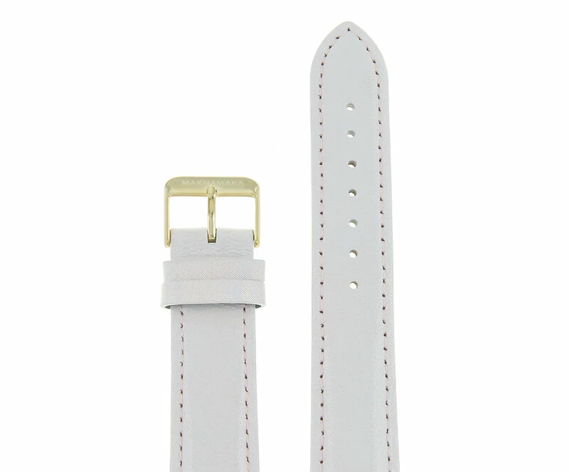 Ремешки maknamara 20 мм перламутр зол заст mp-201103