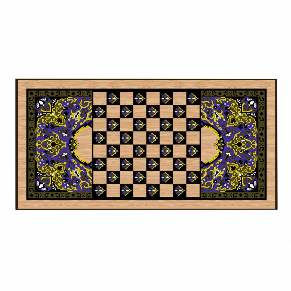 Нарды + Шашки Сирия Сокол средние (Россия, дерево, 50 см), Partida