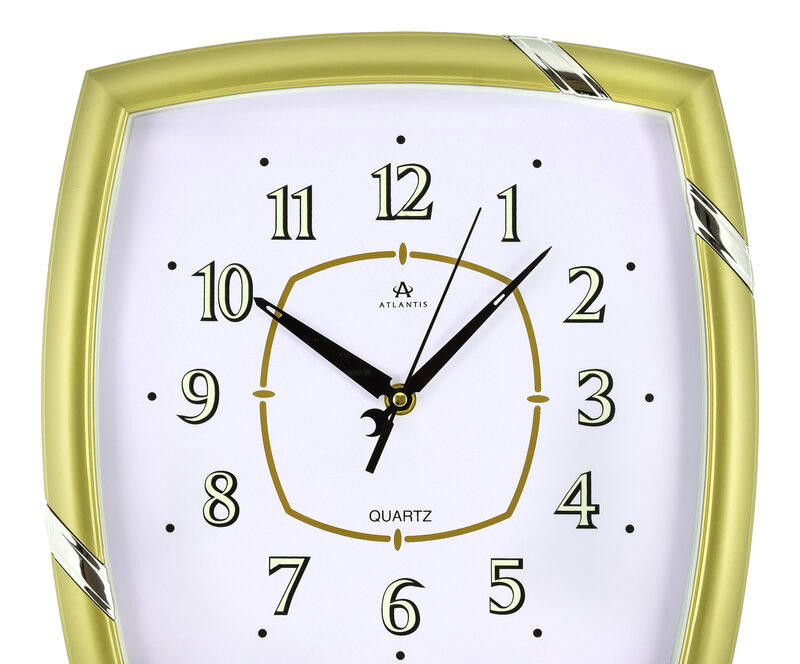 Настенные часы atlantis tld-6212 gold