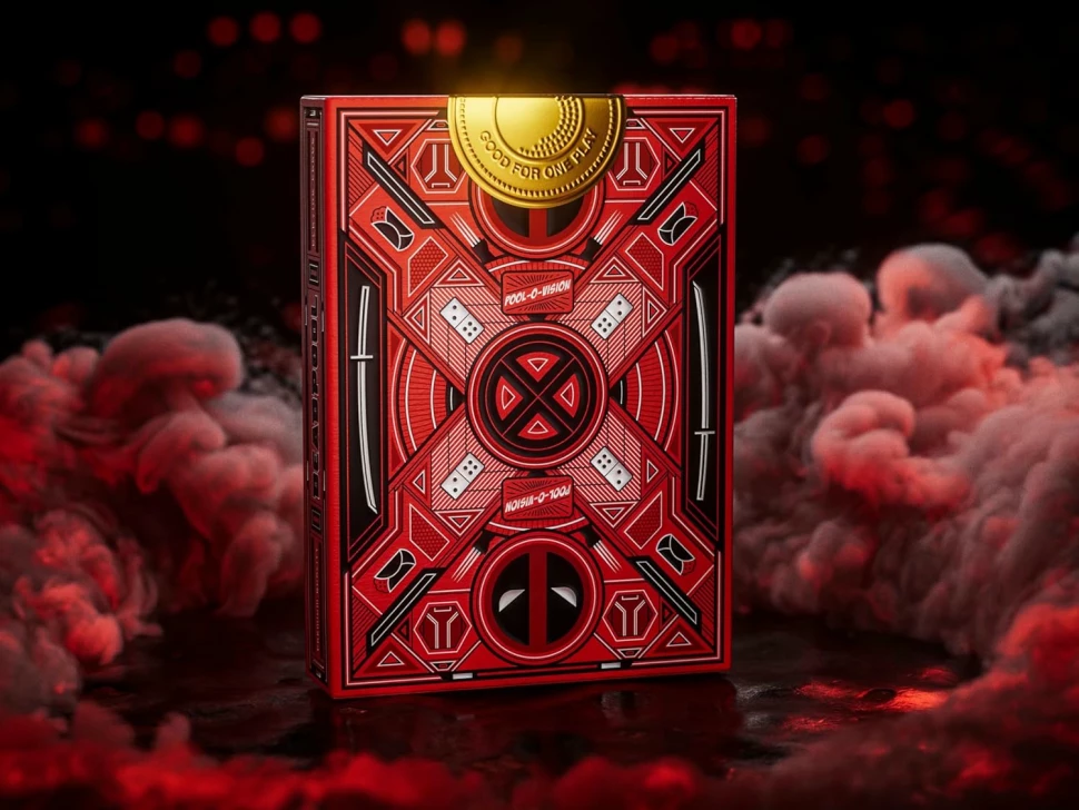 Карты "Theory11 Deadpool playing cards"