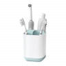 Органайзер для зубных щеток easystore™, 9х9х13 см, бело-голубой