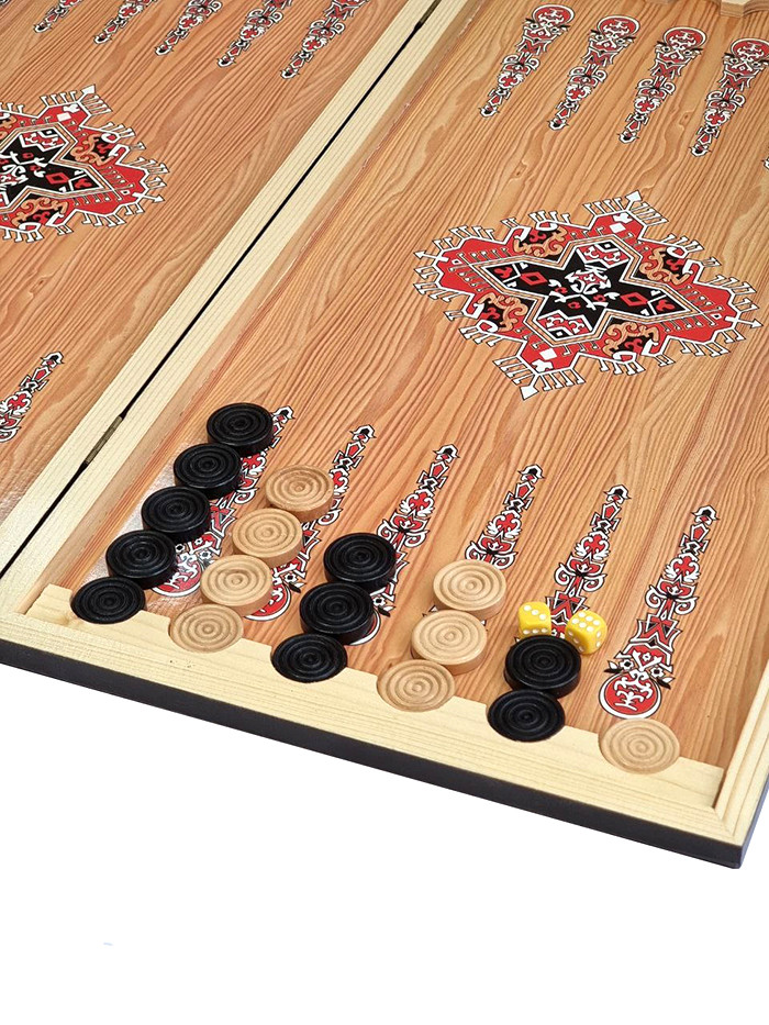 Нарды + Шашки Сирия Шейхи большие (Россия, дерево, 60 см), Partida