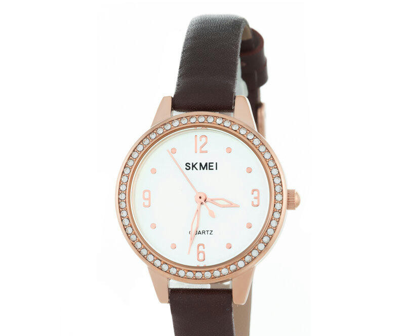 Наручные часы skmei 2027rgbn rose gold/brown