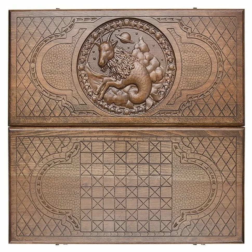 Нарды резные "Зодиак Козерог", Ustyan