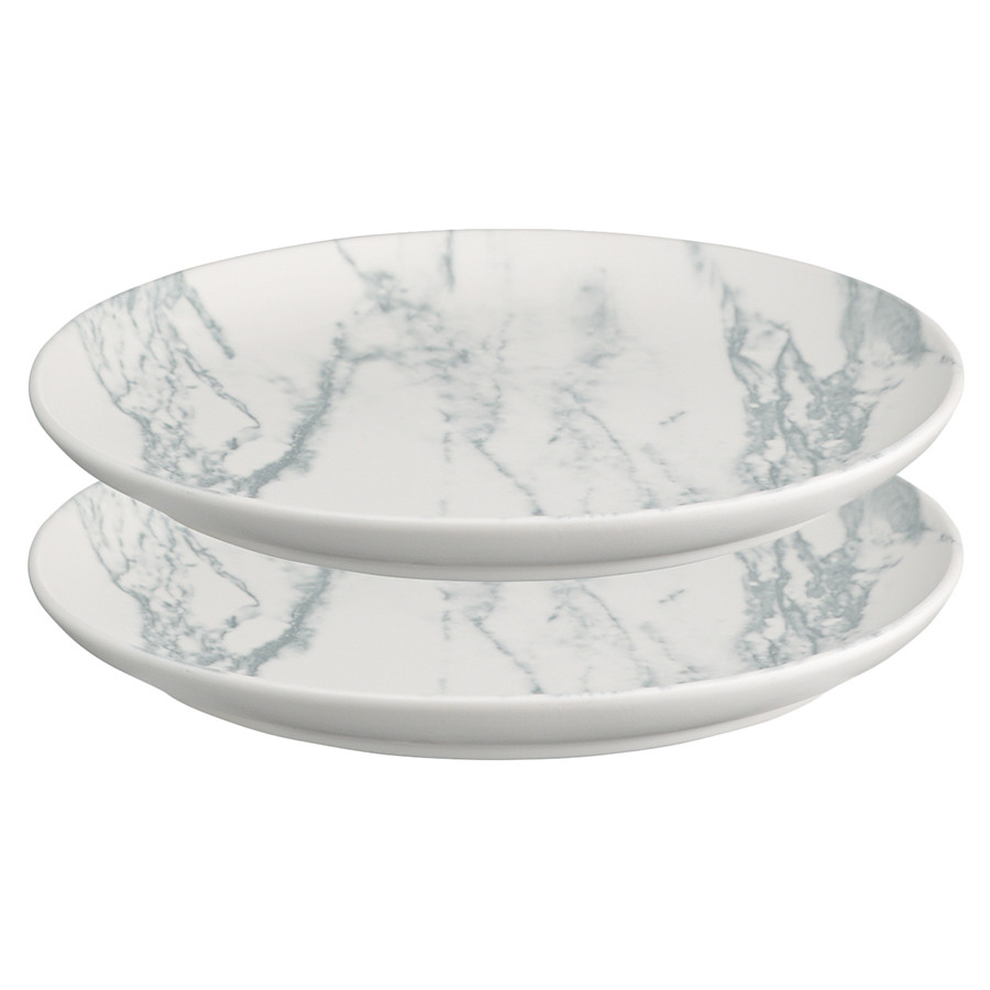 Набор тарелок marble, D21 см, 2 шт.