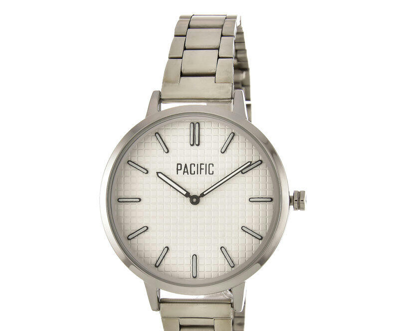 Pacific X6198-5 корп-хром циф-бел браслет
