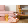 Стол josen, D64,4 см, розовый/медный