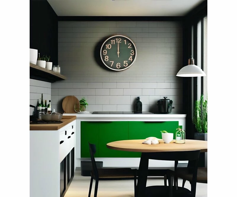 Настенные часы la minor 725-d зел