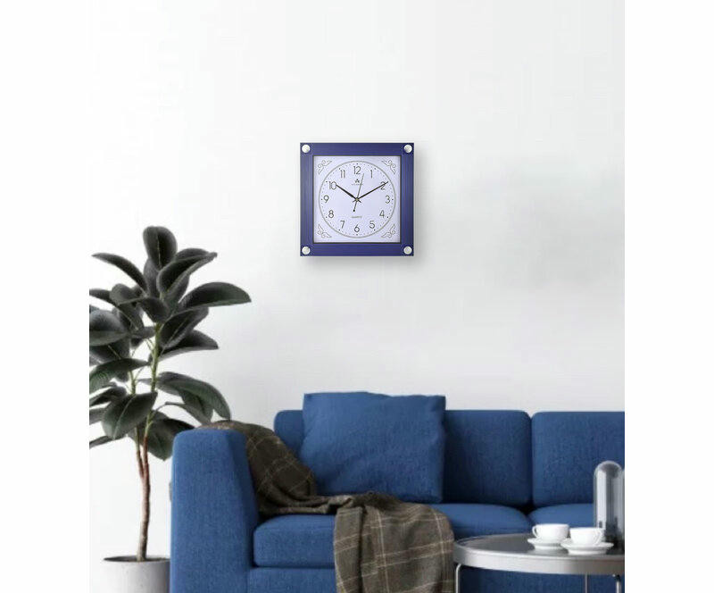 Настенные часы atlantis tld-3607d blue