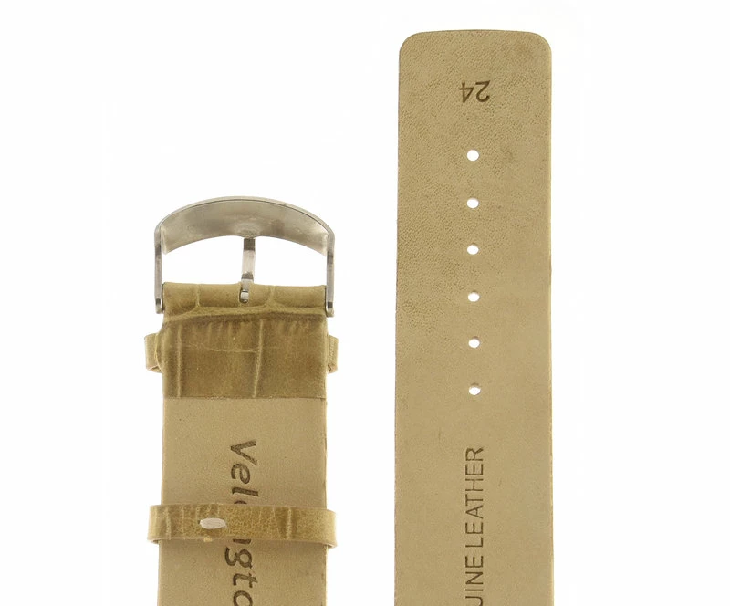 Ремешки velengton 24 беж croco сер. заст