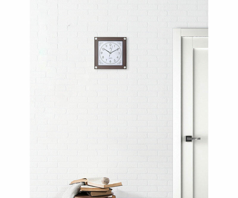 Настенные часы atlantis tld-3607b brown