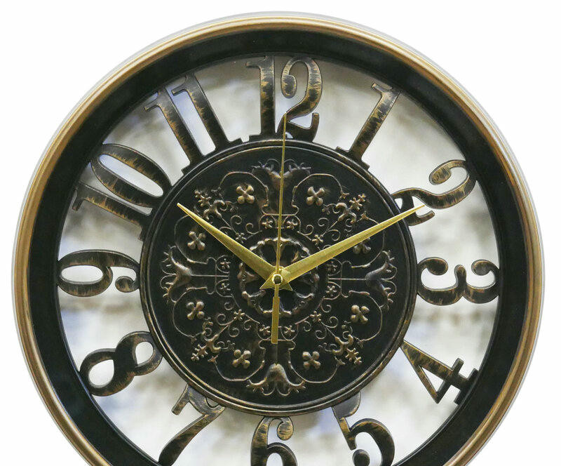 Настенные часы la minor 7354-a бронзовые