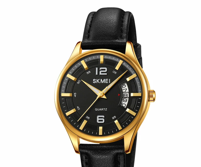 Наручные часы skmei 2046lgd gold-leather