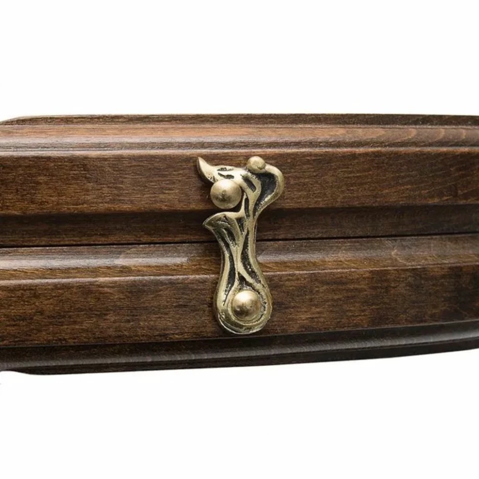 Шахматы + нарды резные "Овальные" 40, Haleyan